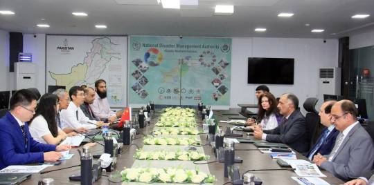 05-09-2023, Islamabad: Chairman NDMA Lt General Inam Haider Malik Meet with Chinese Delegation at NDMA HQs.